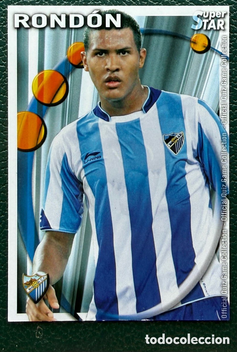 Cromos de F&uacute;tbol: 459 RONDON SUPERSTAR MATE MALAGA CF FICHAS ALBUM MUNDICROMO 2010 2011 10 11