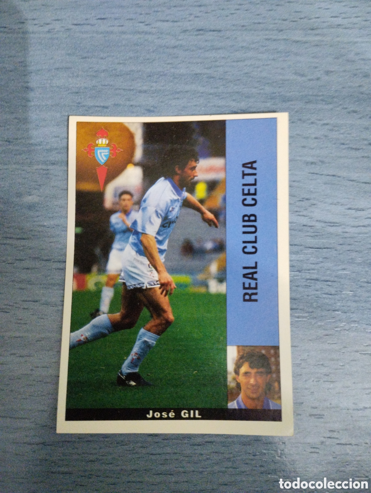 Cromos de F&uacute;tbol: Cromo Panini liga 95 96 gil celta de Vigo sin pegar