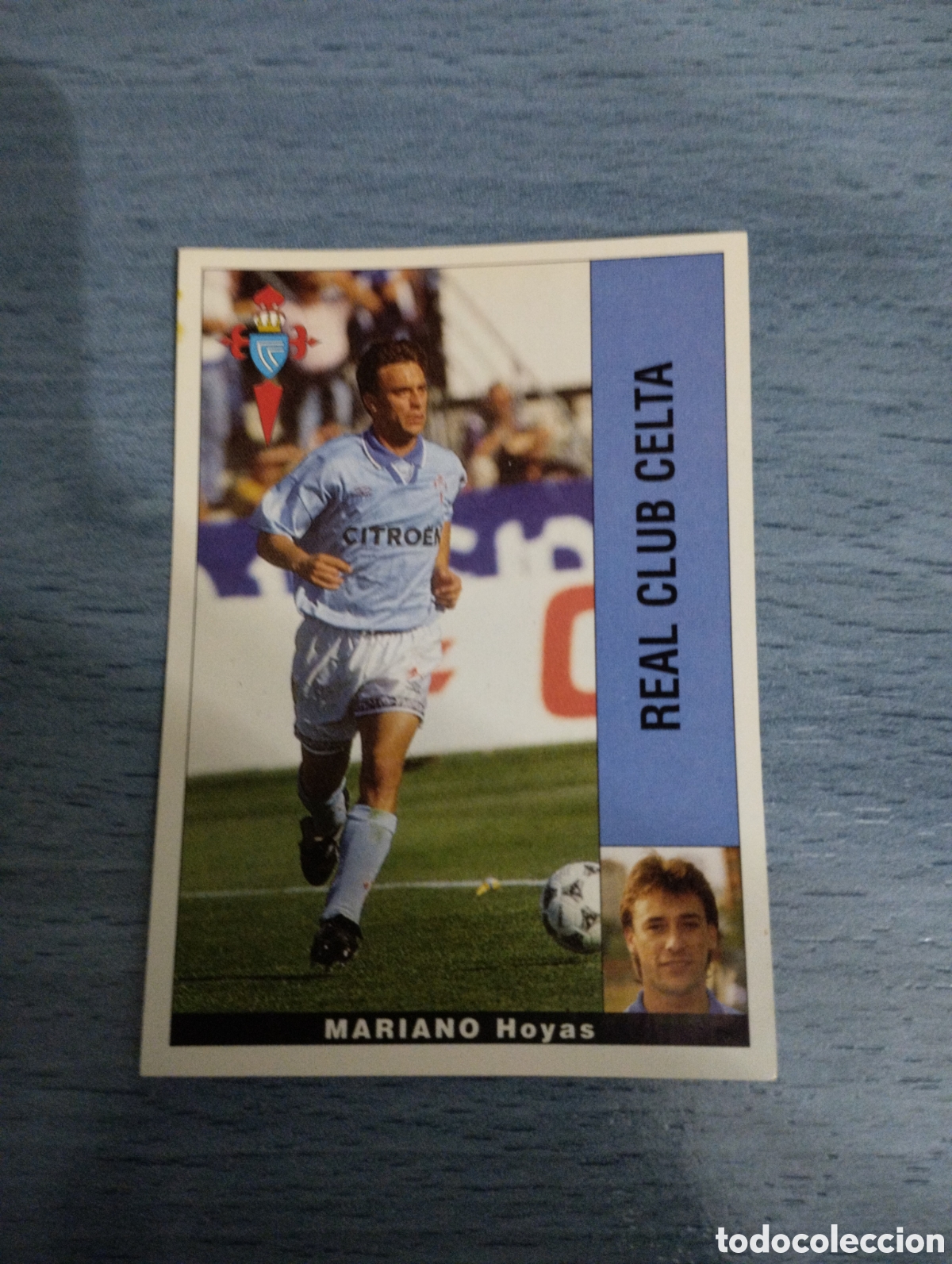 Cromos de Futebol: Cromo Panini liga 95 96 mariano celta de Vigo sin pegar