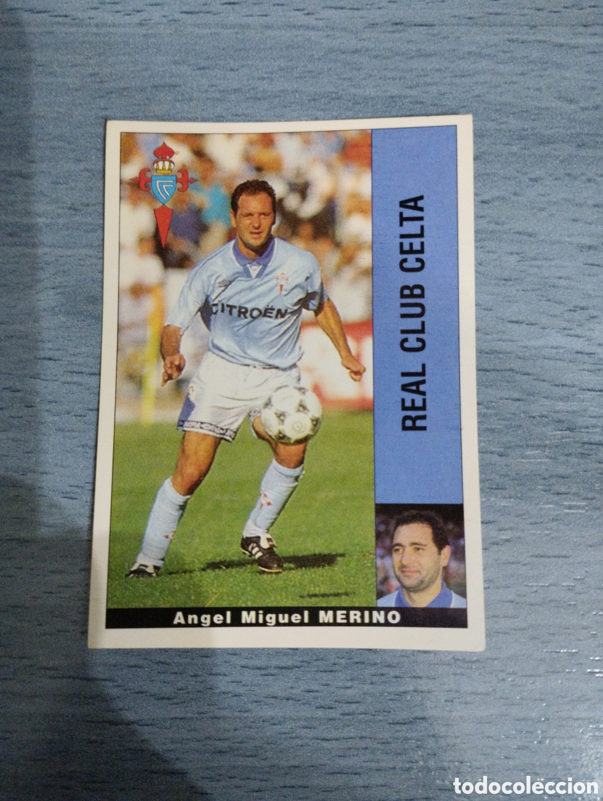 Cromos de Futebol: Cromo Panini liga 95 96 merino celta de Vigo sin pegar