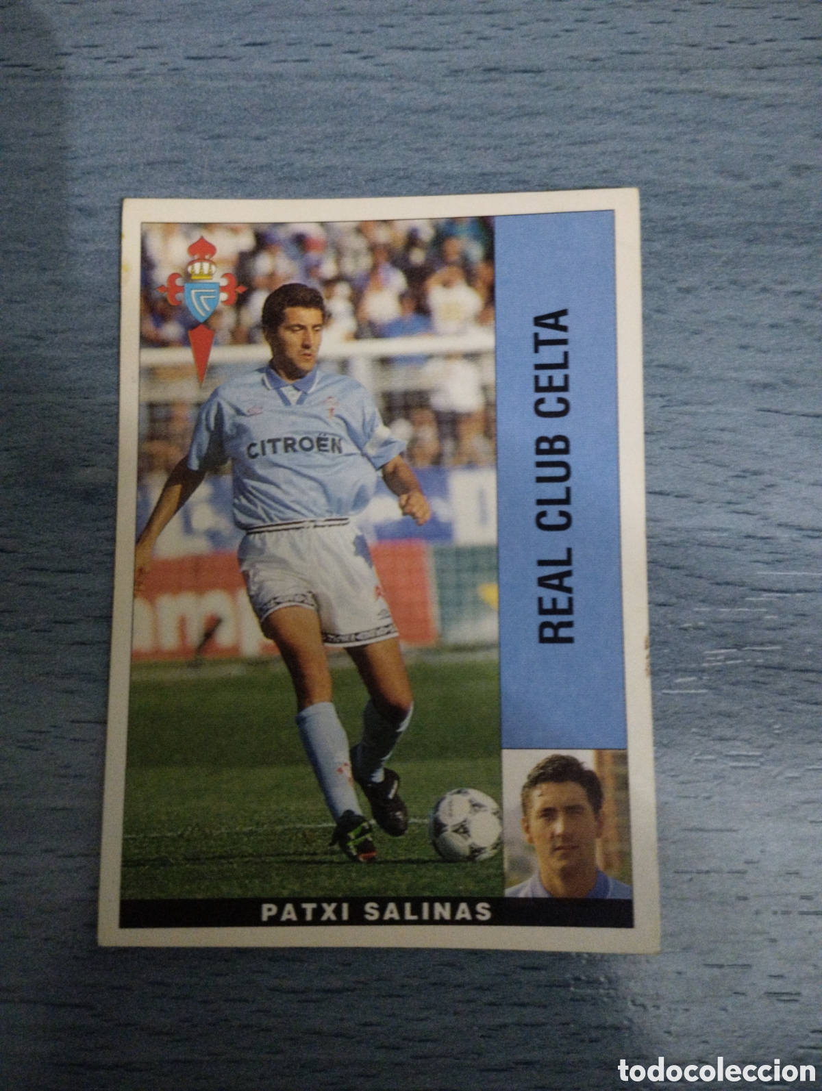 Cartes &agrave; collectionner de Football: Cromo Panini liga 95 96 Patxi salinas celta de Vigo sin pegar