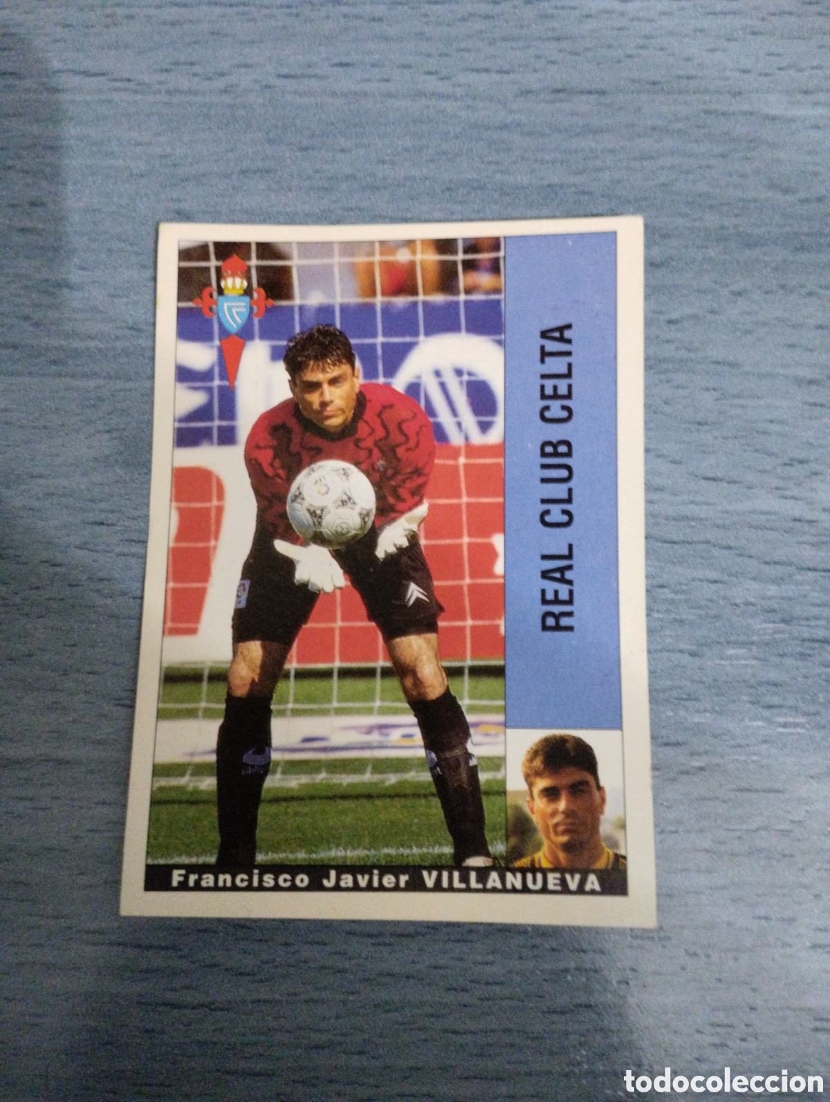Cromos de F&uacute;tbol: Cromo Panini liga 95 96 Villanueva celta de Vigo sin pegar