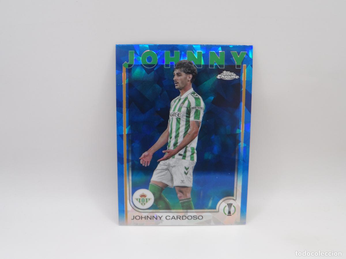 Cromos de F&uacute;tbol: 84 JOHNNY CARDOSO SAPPHIRE BETIS TOPPS FLAGSHIP CHAMPIONS COMPETITIONS 2024 2025 24 25