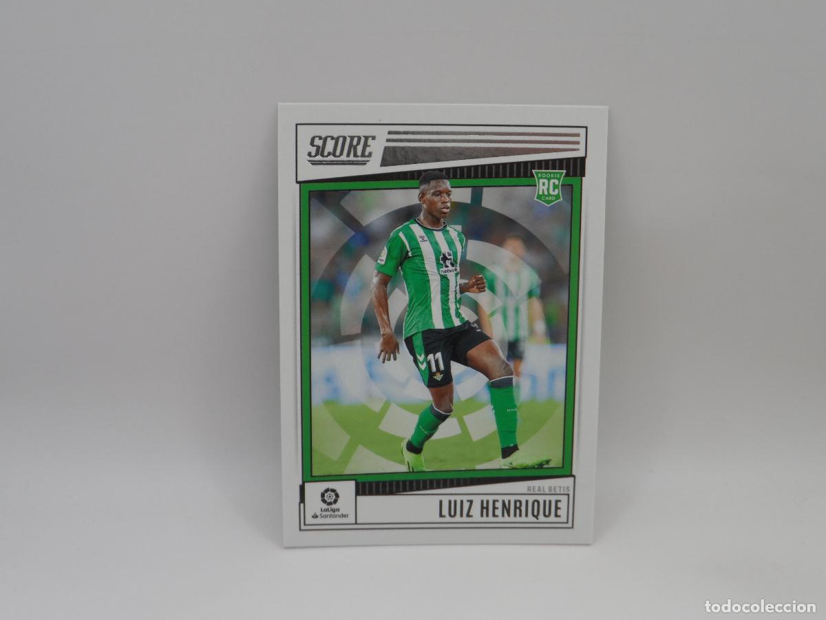 Cromos de F&uacute;tbol: 136 LUIZ HENRIQUE BETIS PANINI SCORE LIGA SOCCER 2022 2023 22 23