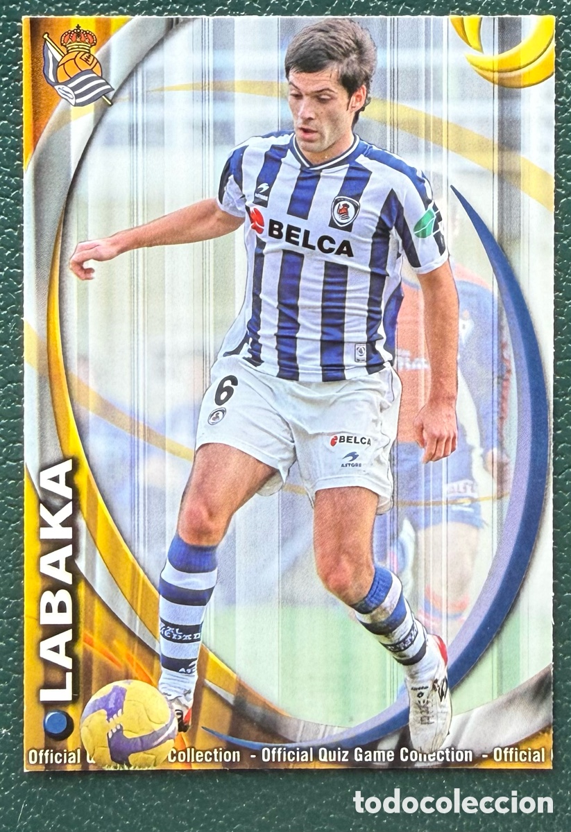 Cartes &agrave; collectionner de Football: 467 LABAKA REAL SOCIEDAD FICHAS ALBUM MUNDICROMO 2010 2011 10 11