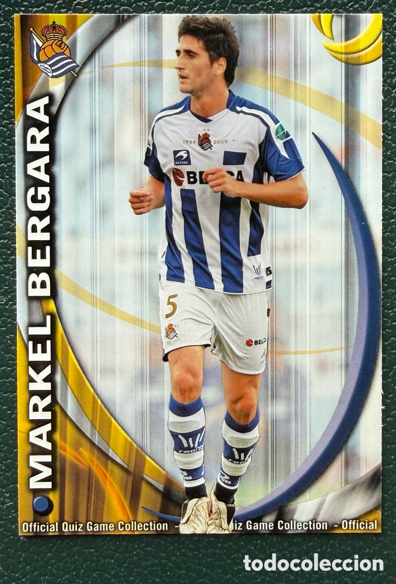 Cartes &agrave; collectionner de Football: 472 MARKEL BERGARA REAL SOCIEDAD FICHAS ALBUM MUNDICROMO 2010 2011 10 11