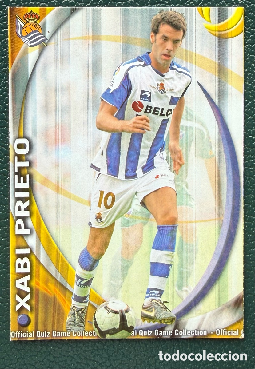Cartes &agrave; collectionner de Football: 478 XABI PRIETO REAL SOCIEDAD FICHAS ALBUM MUNDICROMO 2010 2011 10 11