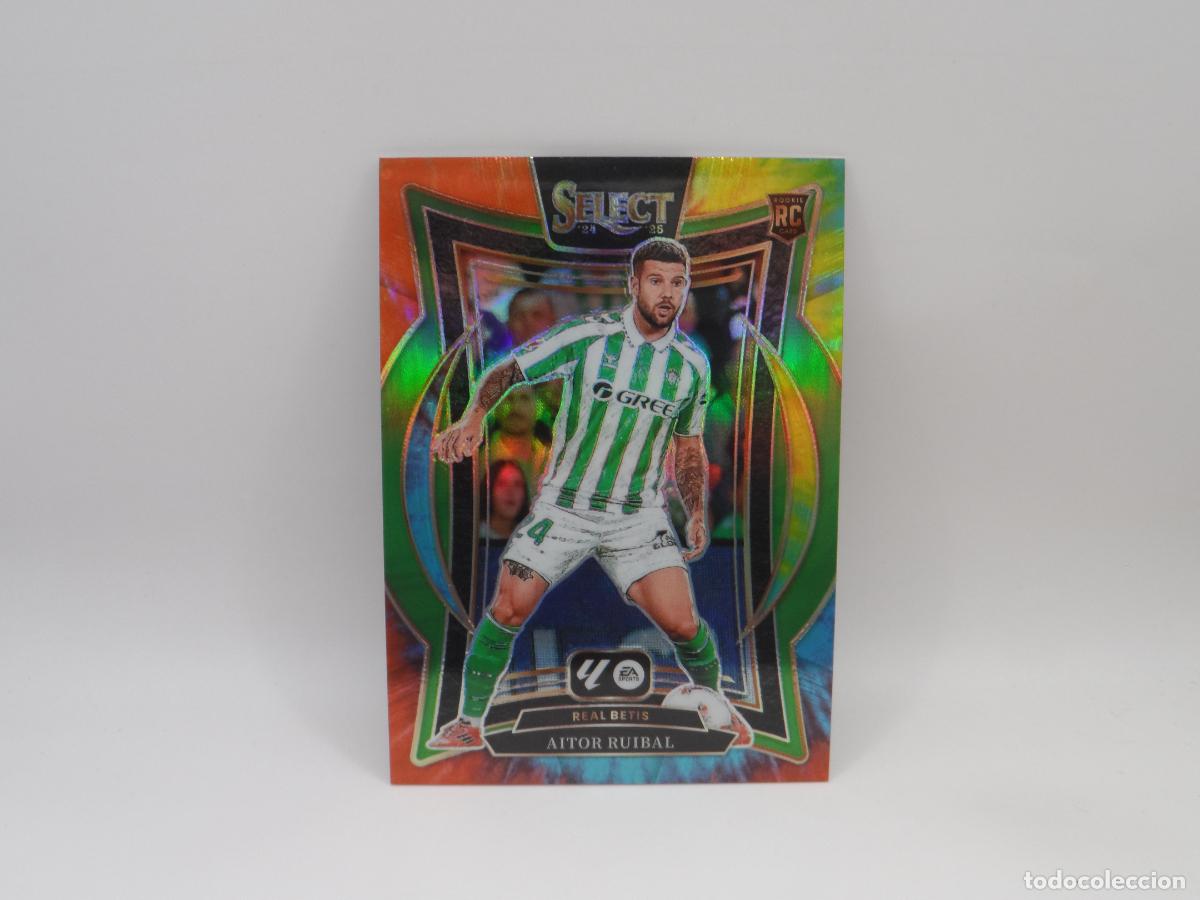 Cromos de F&uacute;tbol: 37 AITOR RUIBAL NUMERADA /25 TYE-DIE BETIS PANINI SELECT 2024-25 PRIZM ROOKIE