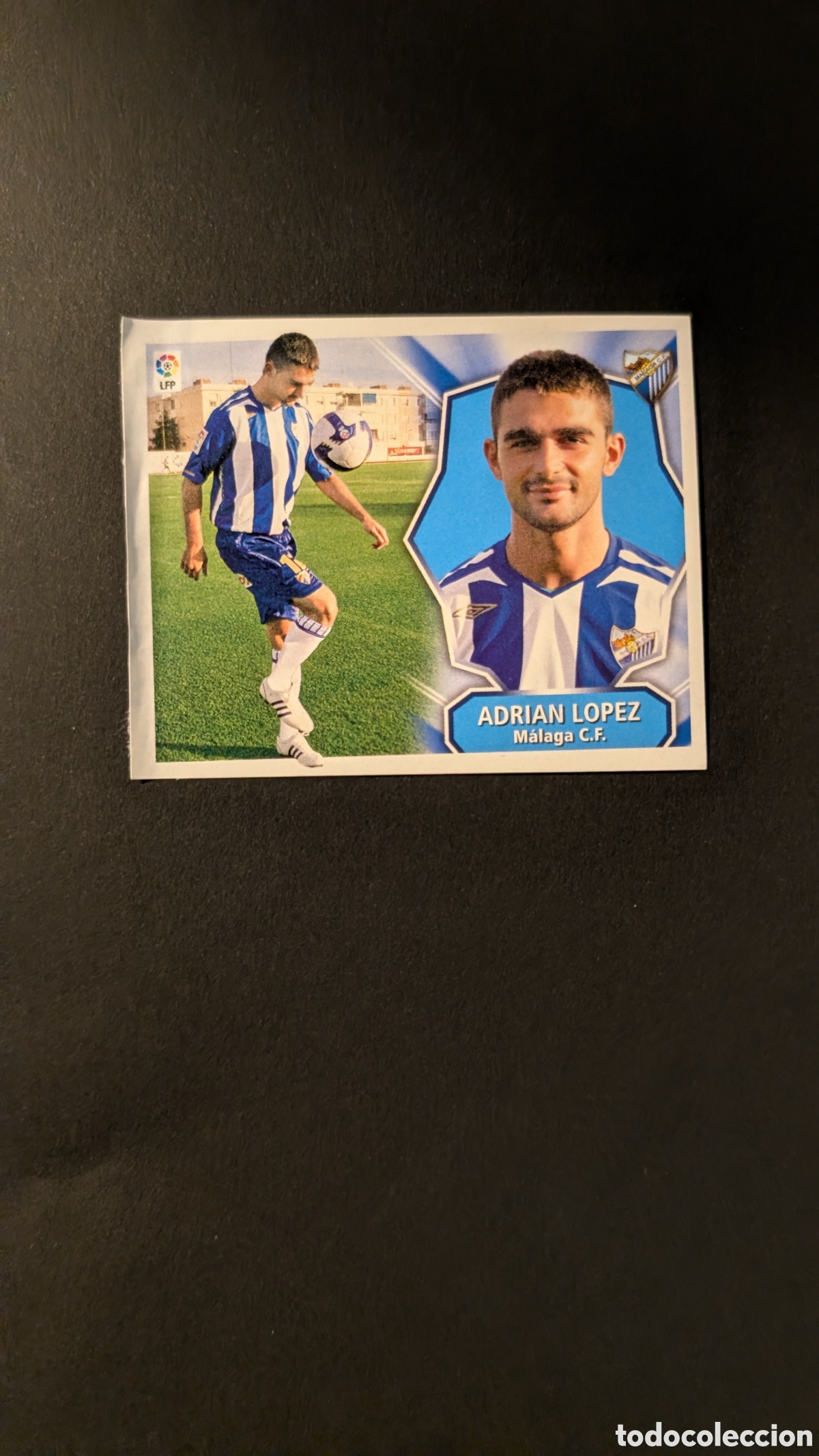 Cartes &agrave; collectionner de Football: ADRIAN LOPEZ MALAGA COLOCA LIGA ESTE 2008/09 08 09 VENTANILLA