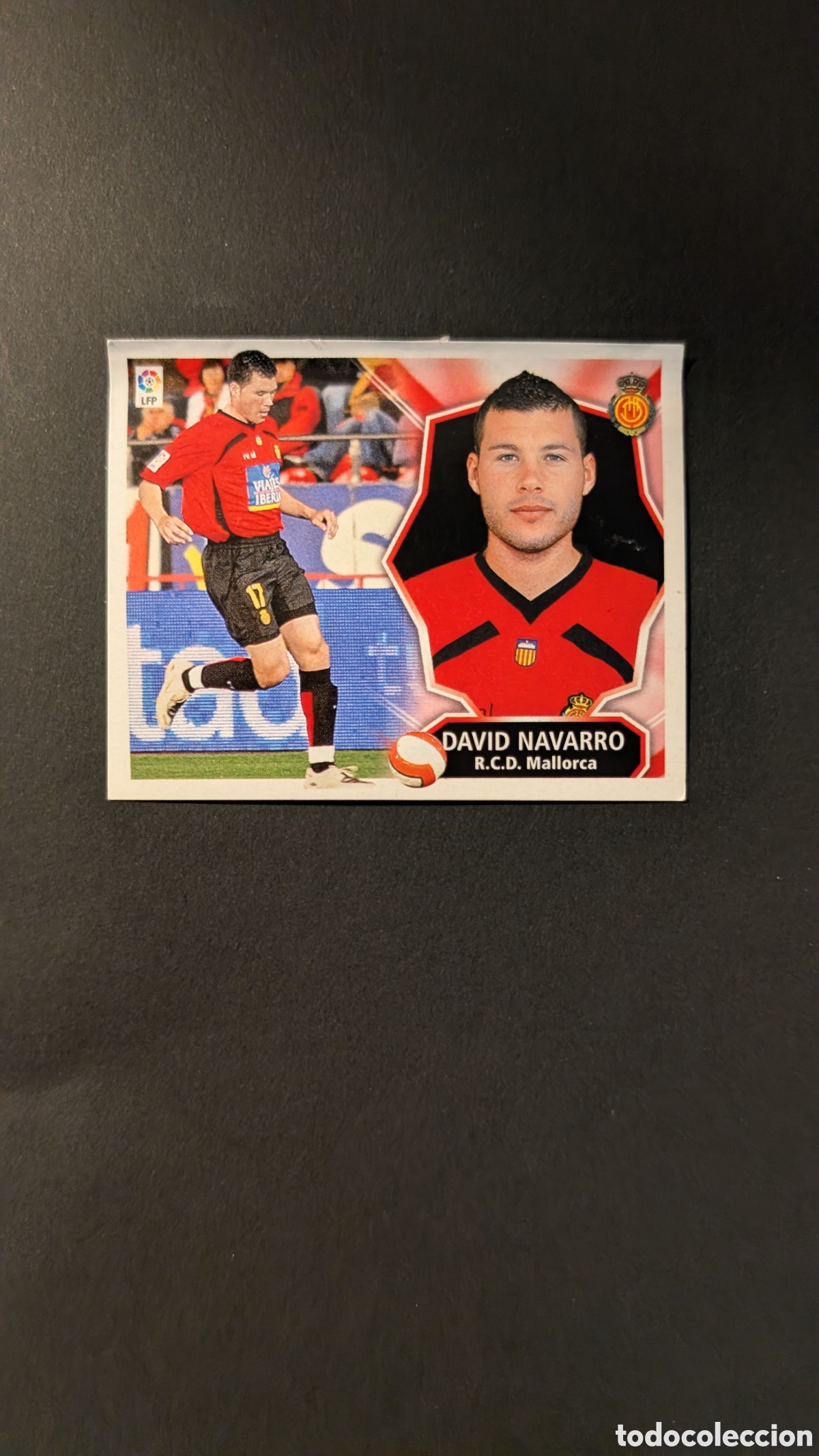 Cartes &agrave; collectionner de Football: DAVID NAVARRO MALLORCA COLOCA LIGA ESTE 2008/09 08 09 VENTANILLA