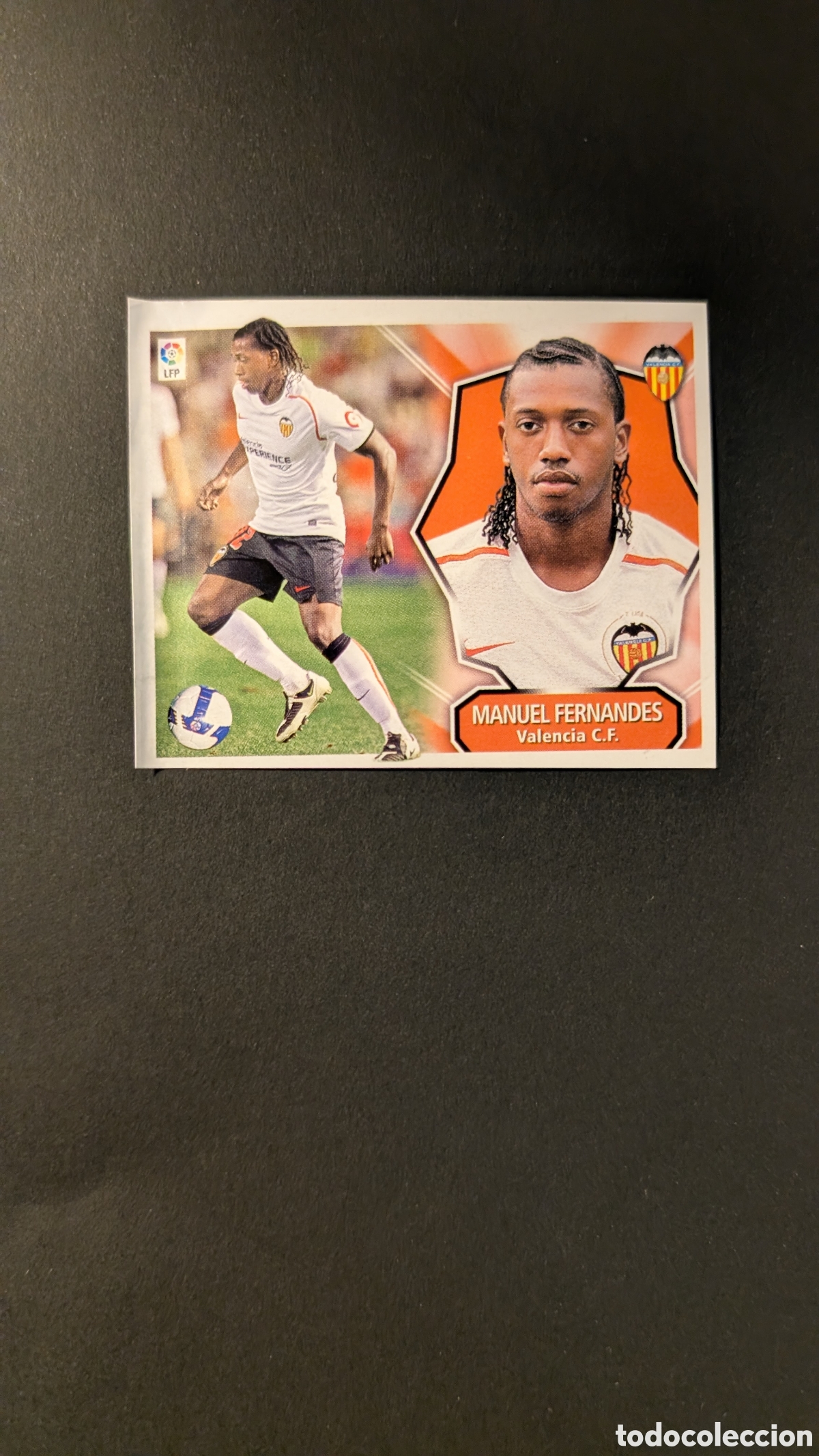 Cartes &agrave; collectionner de Football: MANUEL FERNANDES VALENCIA COLOCA LIGA ESTE 2008/09 08 09 VENTANILLA