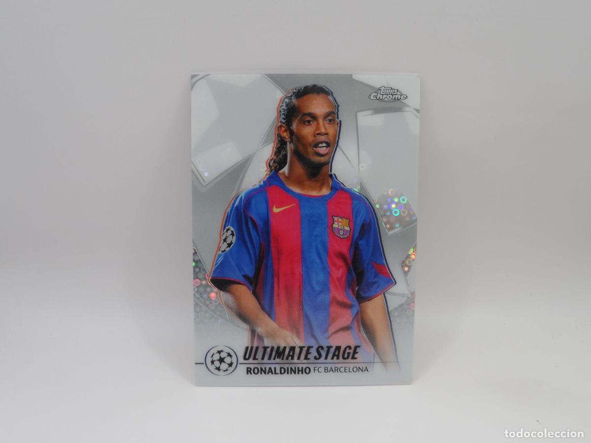 Cromos de F&uacute;tbol: US-23 RONALDINHO BARCELONA ULTIMATE STAGE TOPPS CHROME CHAMPIONS LEAGUE 2025 2026 25 26
