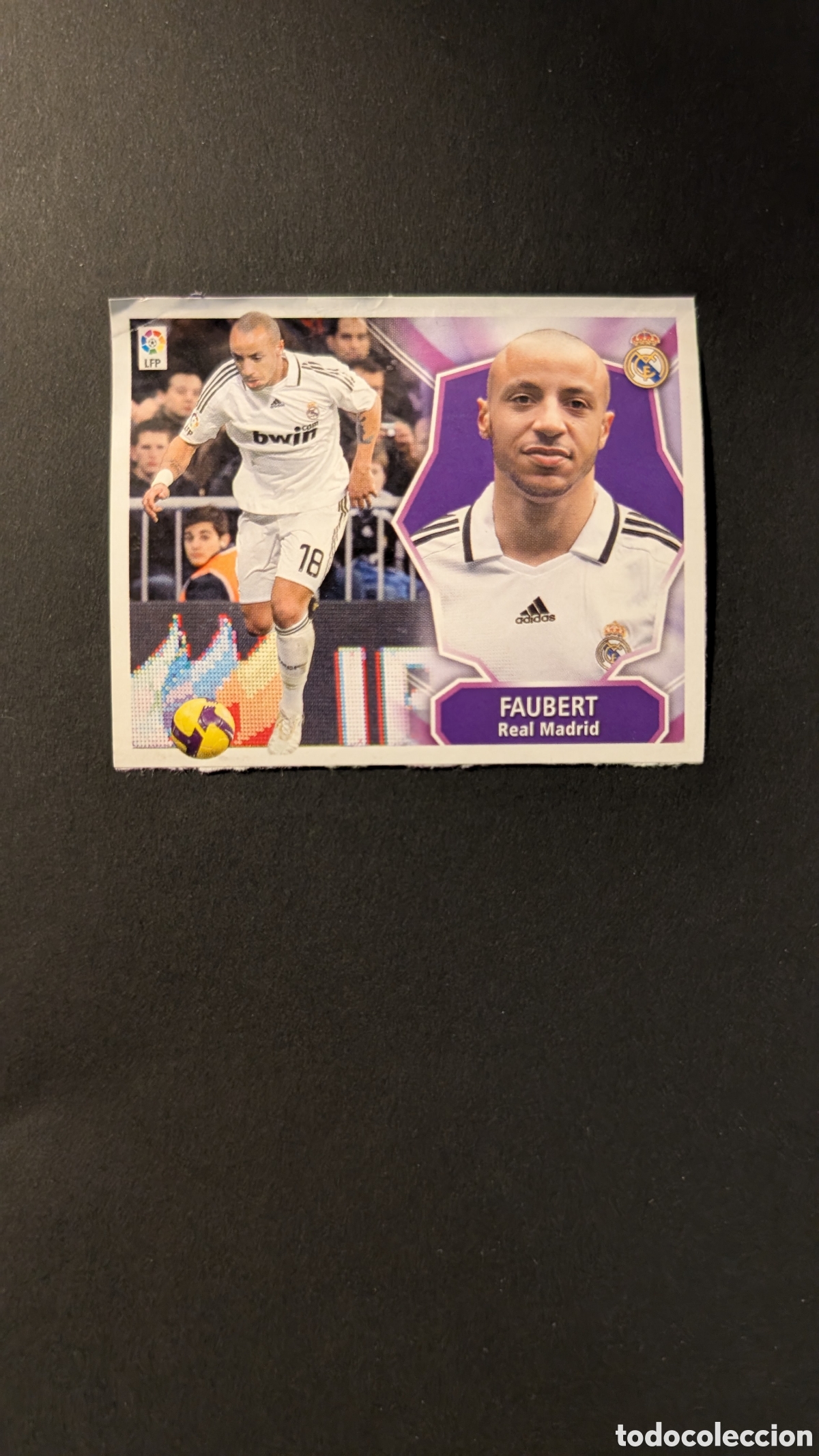 Cromos de F&uacute;tbol: FAUBERT REAL MADRID MERCADO INVIERNO AMPLIACION LIGA ESTE 2008/09 08 09 VENTANILLA