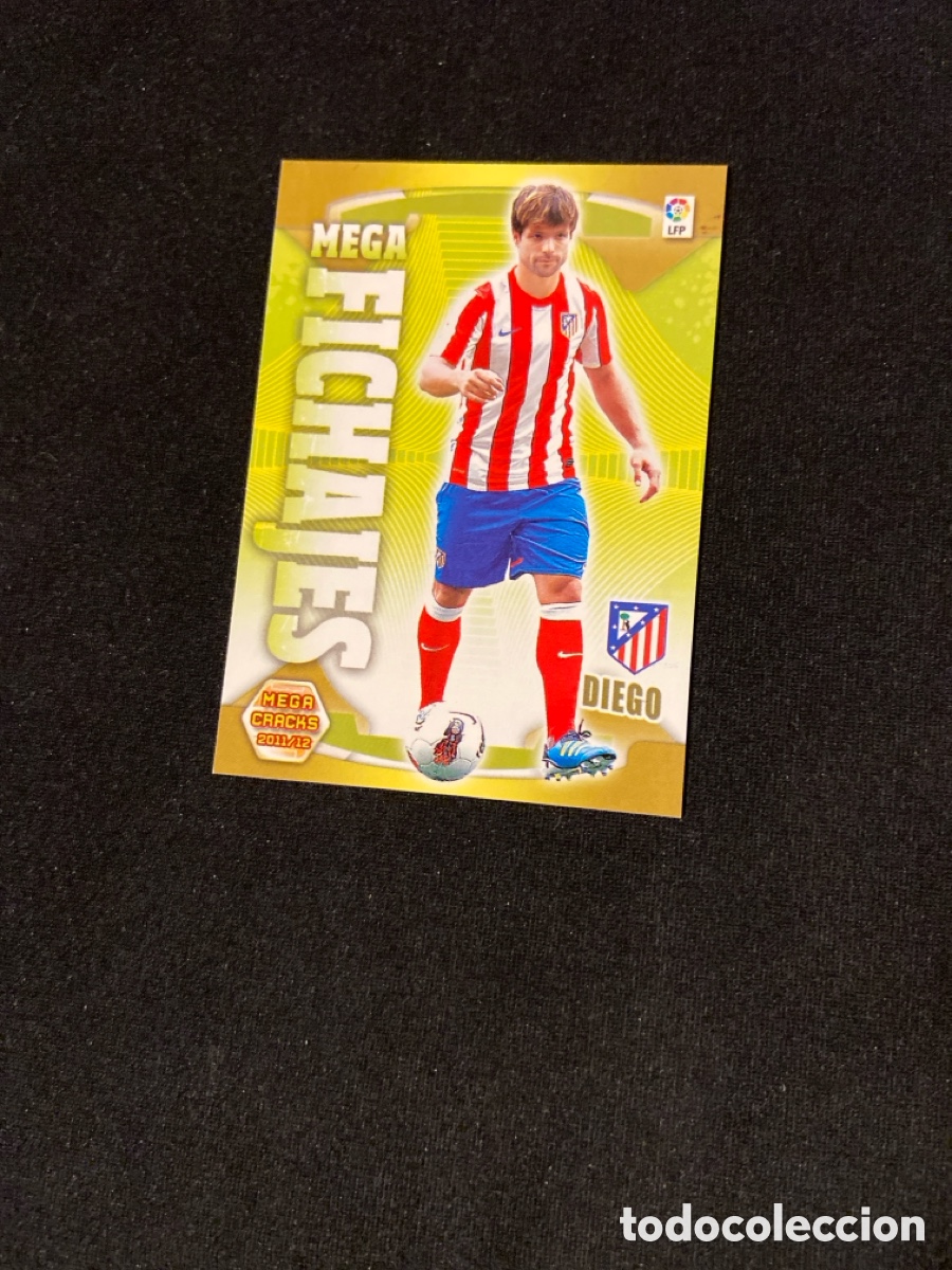 Cromos de F&uacute;tbol: DIEGO 500 MEGA FICHAJES (ATL&Eacute;TICO MADRID) PANINI MEGACRACKS 2011-2012 11 12 CROMO CARTA M-5