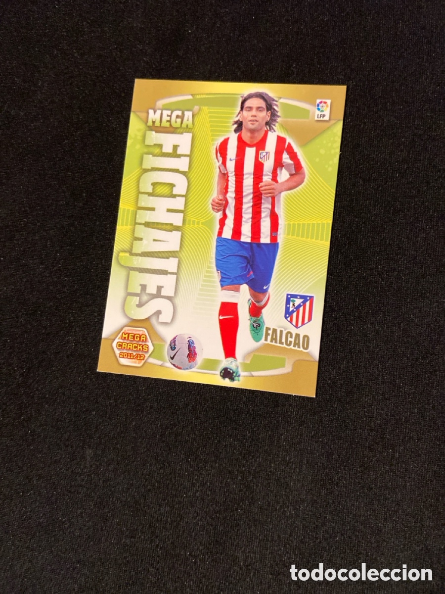 Cromos de F&uacute;tbol: FALCAO 501 MEGA FICHAJES (ATL&Eacute;TICO MADRID) PANINI MEGACRACKS 2011-2012 11 12 CROMO CARTA M-5