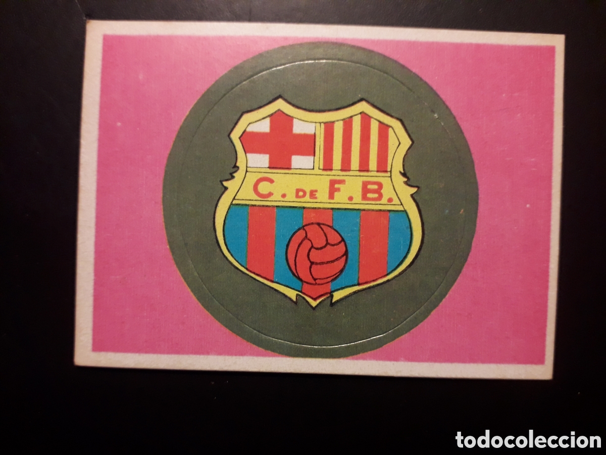 Cromos de F&uacute;tbol: ESCUDO FC BARCELONA ED MAGA 1975 1976 75 76 N&deg; 51 SIN PEGAR, PEDIDO M&Iacute;NIMO 3&euro;