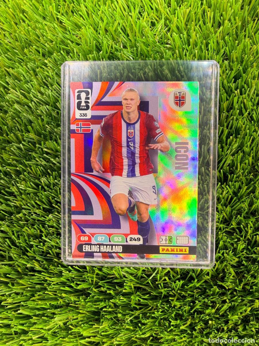 Cromos de F&uacute;tbol: N&ordm; 336 Erling Haaland Icon Noruega Adrenalyn XL Mundial 2026