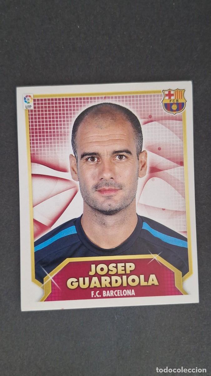 Cromos de F&uacute;tbol: JOSEP GUARDIOLA ENTRENADOR F. C. BARCELONA LIGA ESTE 2011/12 11 12 NUNCA PEGADO SIN PEGAR