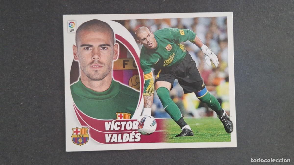 Cromos de F&uacute;tbol: VICTOR VALDES F. C. BARCELONA LIGA ESTE 2012/13 12 13 NUNCA PEGADO SIN PEGAR