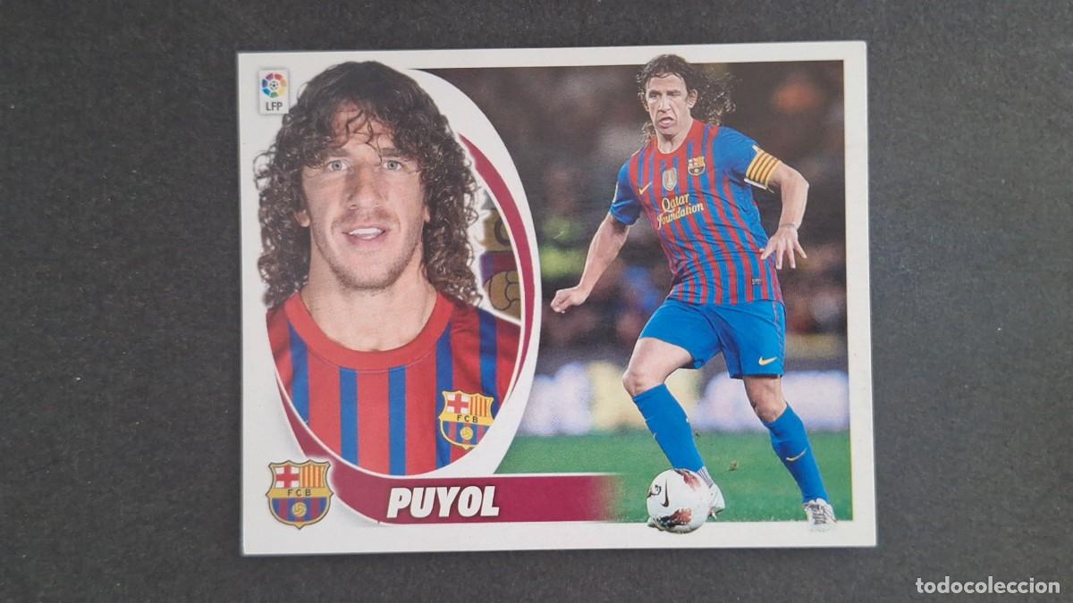 Cromos de F&uacute;tbol: PUYOL F. C. BARCELONA LIGA ESTE 2012/13 12 13 NUNCA PEGADO SIN PEGAR