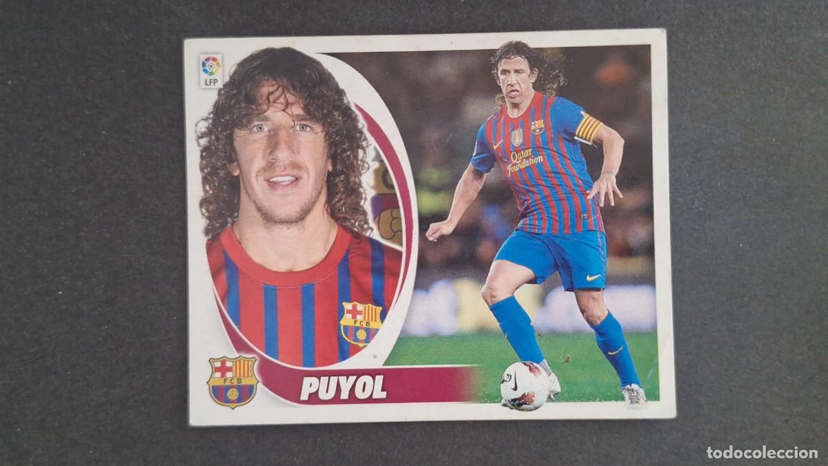Cromos de F&uacute;tbol: PUYOL F. C. BARCELONA LIGA ESTE 2012/13 12 13 NUNCA PEGADO SIN PEGAR