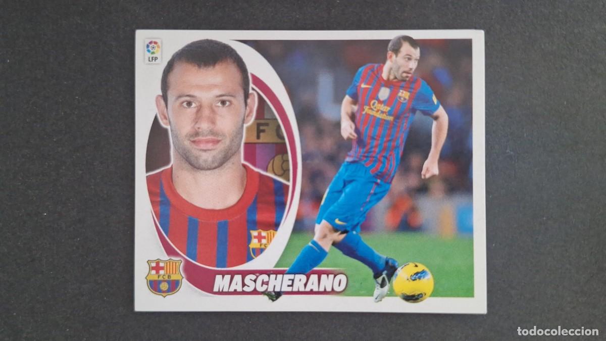 Cromos de F&uacute;tbol: MASCHERANO F. C. BARCELONA LIGA ESTE 2012/13 12 13 NUNCA PEGADO SIN PEGAR