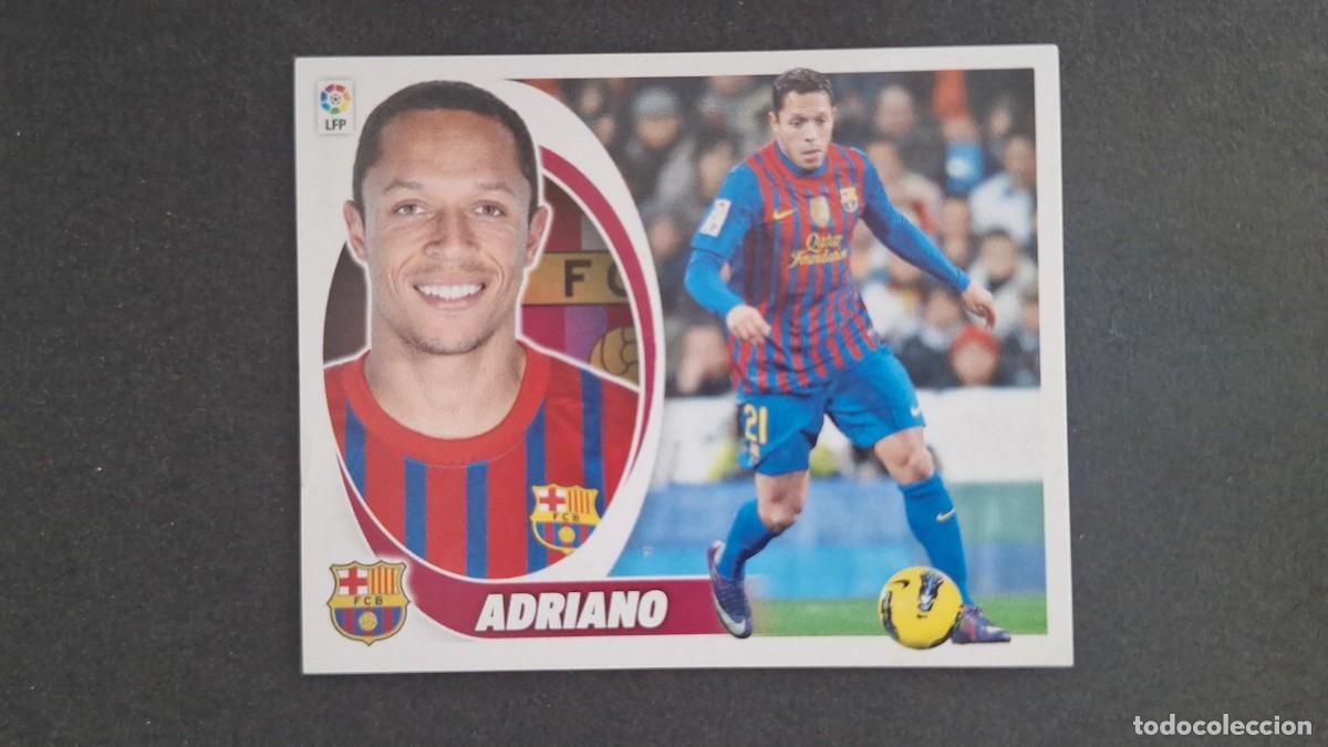 Cromos de F&uacute;tbol: ADRIANO F. C. BARCELONA LIGA ESTE 2012/13 12 13 NUNCA PEGADO SIN PEGAR
