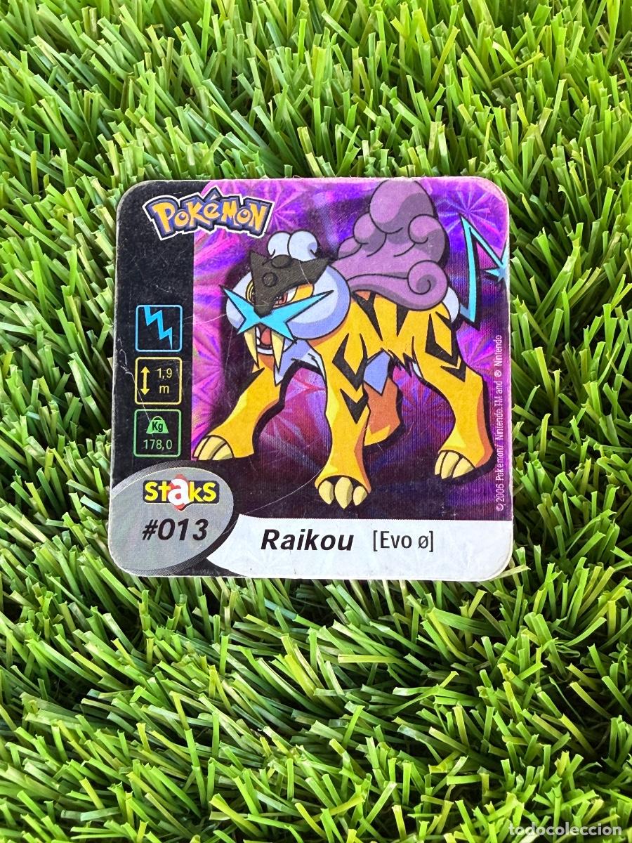 Cromos de F&uacute;tbol: N&ordm; 13 Raikou Pokemon Staks 2006