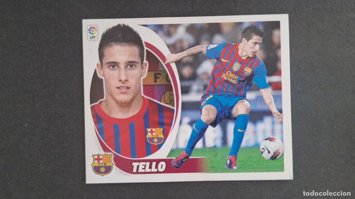 Cromos de F&uacute;tbol: TELLO F. C. BARCELONA LIGA ESTE 2012/13 12 13 NUNCA PEGADO SIN PEGAR