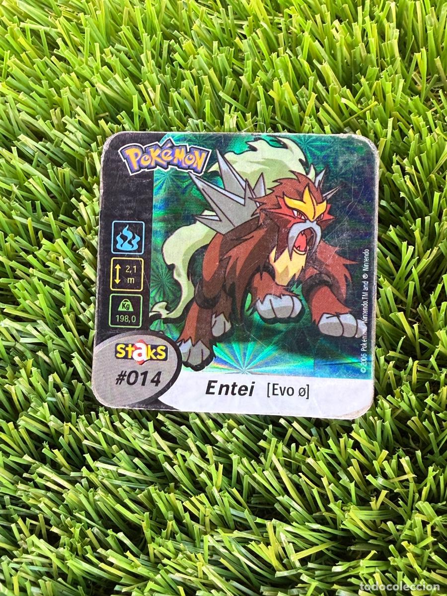 Cromos de F&uacute;tbol: N&ordm; 14 Entei Pokemon Staks 2006