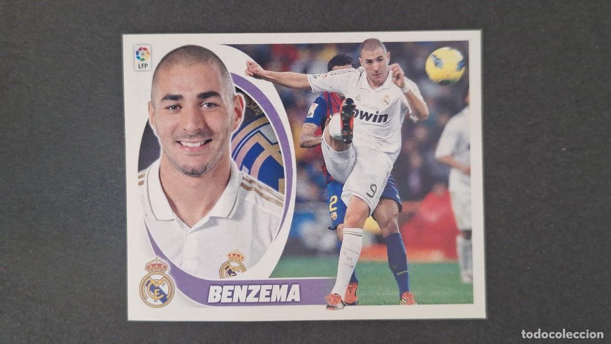 Cromos de F&uacute;tbol: BENZEMA REAL MADRID LIGA ESTE 2012/13 12 13 NUNCA PEGADO SIN PEGAR