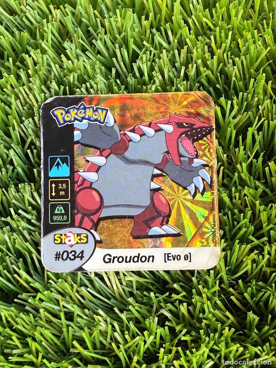 Cromos de F&uacute;tbol: N&ordm; 34 Groudon Pokemon Staks 2006
