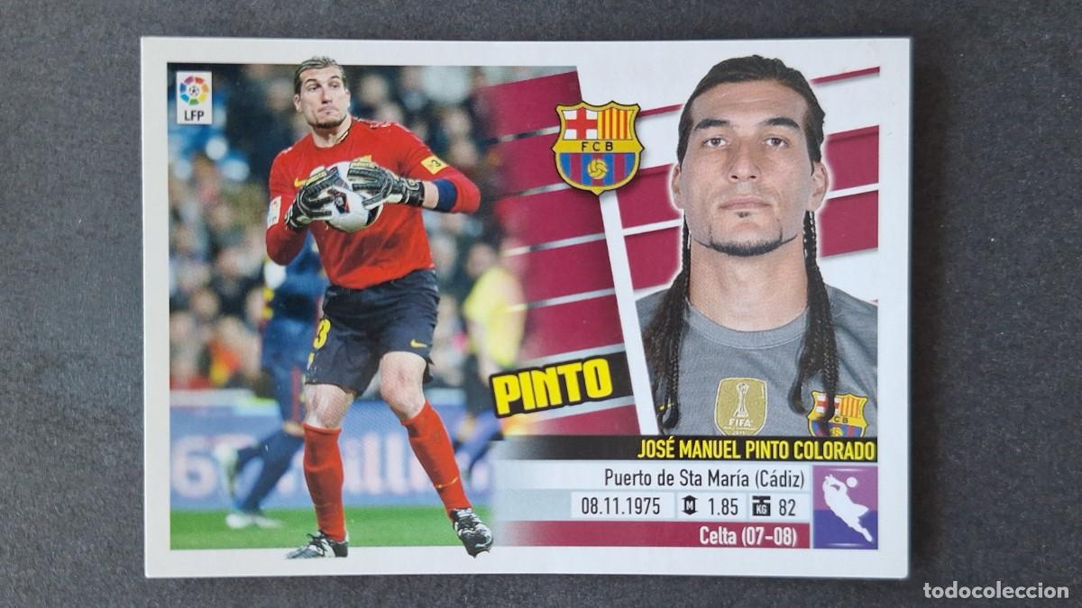 Cromos de F&uacute;tbol: PINTO F. C. BARCELONA LIGA ESTE 2013/14 13 14 NUNCA PEGADO SIN PEGAR