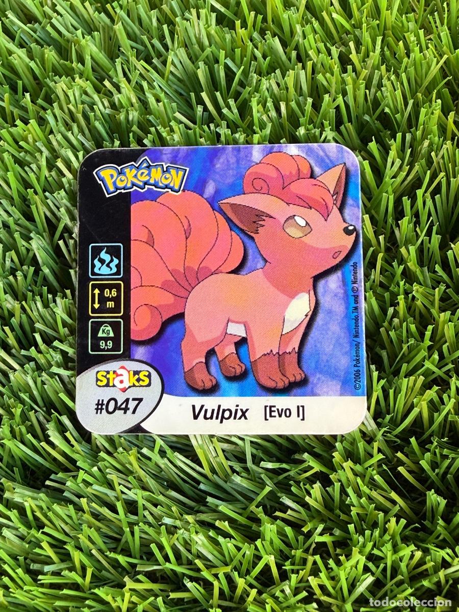 Cromos de F&uacute;tbol: N&ordm; 47 Vulpix Pokemon Staks 2006
