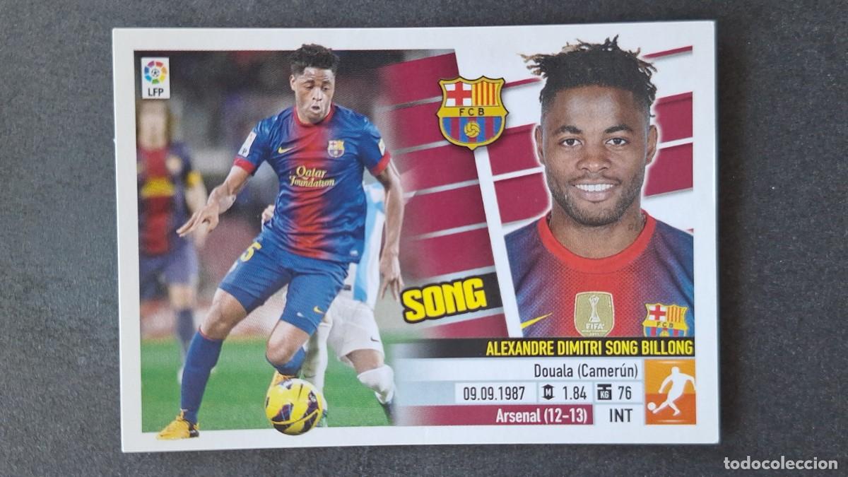 Cromos de F&uacute;tbol: SONG F. C. BARCELONA LIGA ESTE 2013/14 13 14 NUNCA PEGADO SIN PEGAR