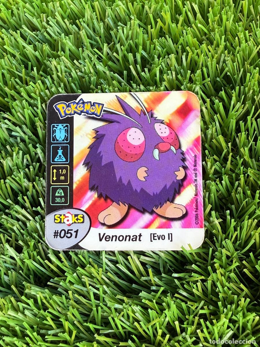 Cromos de F&uacute;tbol: N&ordm; 51 Venonat Pokemon Staks 2006