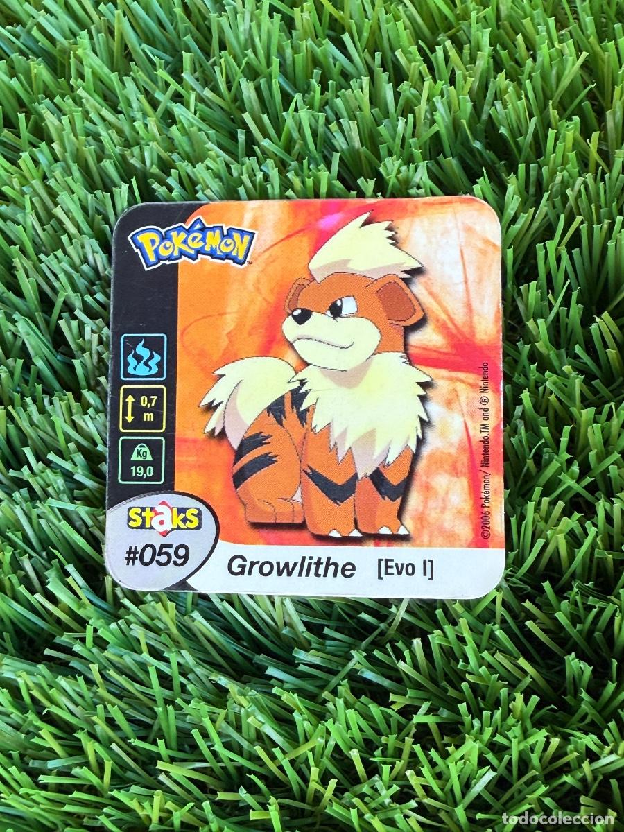Cromos de F&uacute;tbol: N&ordm; 59 Growlithe Pokemon Staks 2006