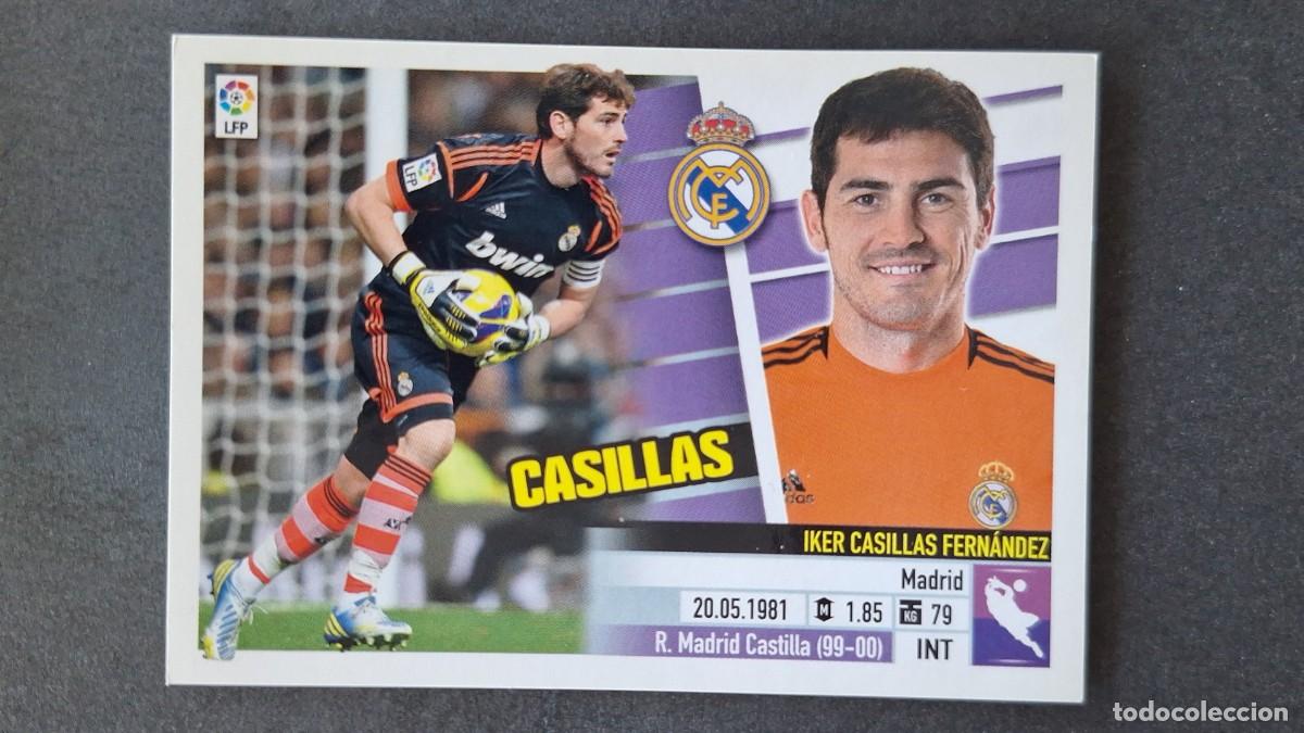 Cromos de F&uacute;tbol: CASILLAS REAL MADRID LIGA ESTE 2013/14 13 14 NUNCA PEGADO SIN PEGAR