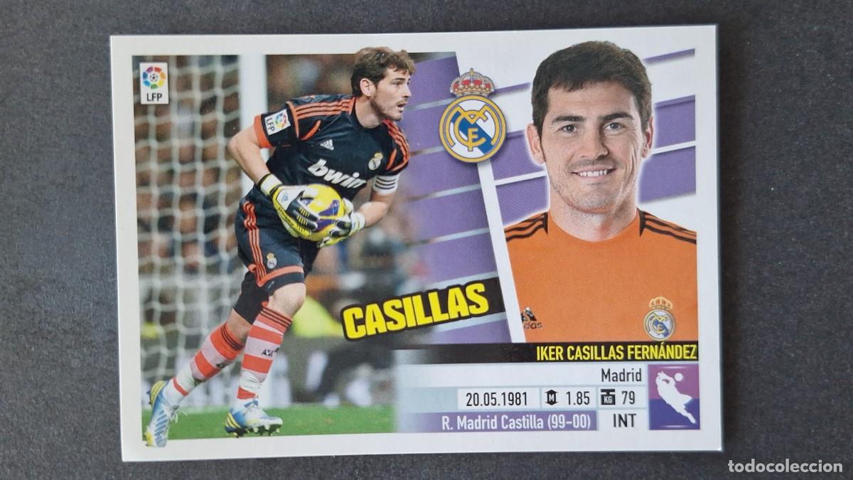 Cromos de F&uacute;tbol: CASILLAS REAL MADRID LIGA ESTE 2013/14 13 14 NUNCA PEGADO SIN PEGAR