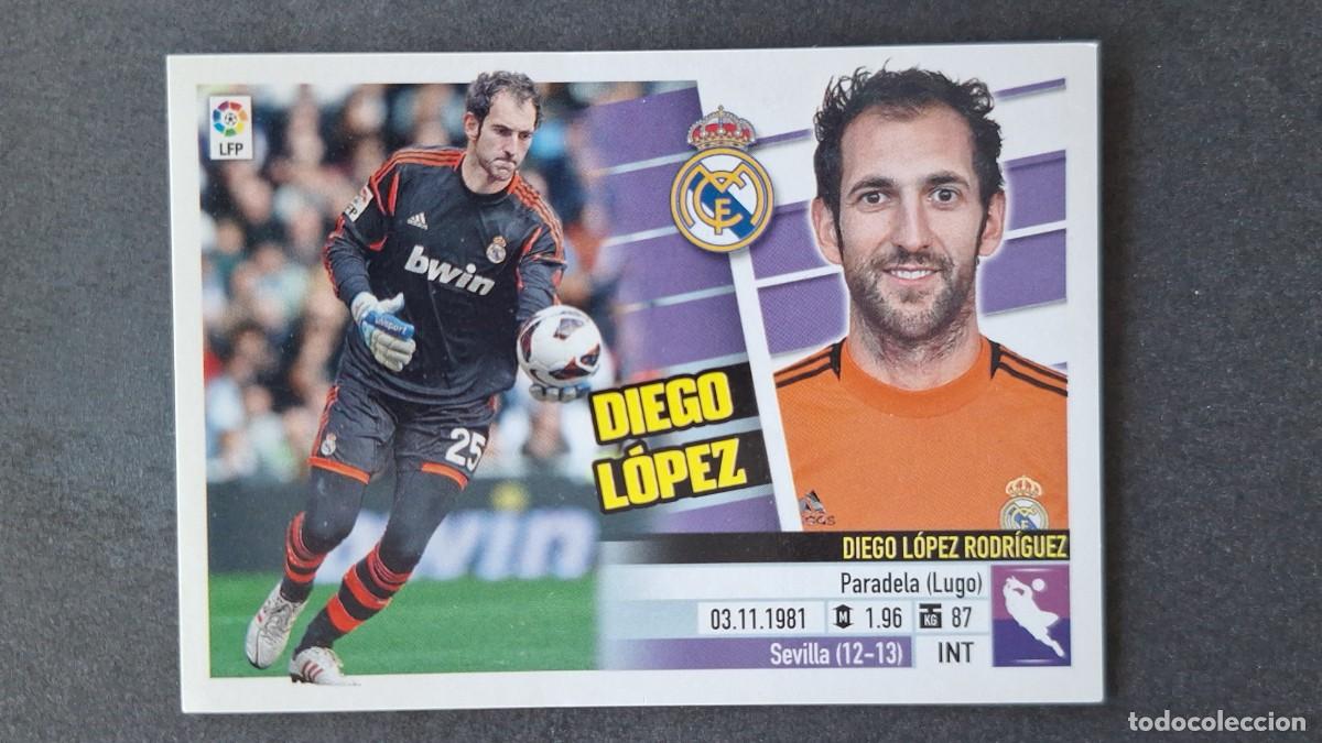 Cromos de F&uacute;tbol: DIEGO LOPEZ REAL MADRID LIGA ESTE 2013/14 13 14 NUNCA PEGADO SIN PEGAR