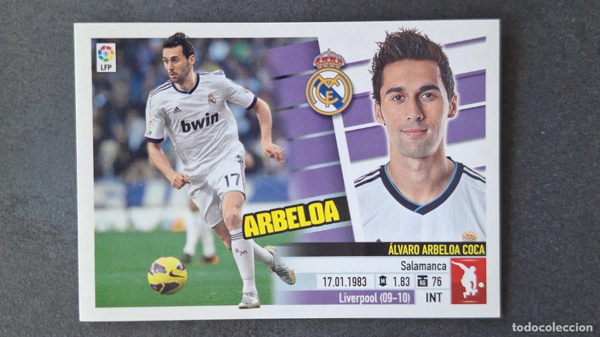 Cromos de F&uacute;tbol: ARBELOA REAL MADRID LIGA ESTE 2013/14 13 14 NUNCA PEGADO SIN PEGAR
