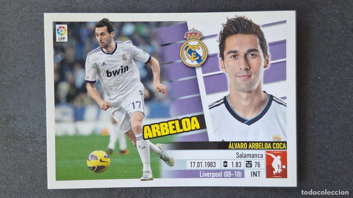 Cromos de F&uacute;tbol: ARBELOA REAL MADRID LIGA ESTE 2013/14 13 14 NUNCA PEGADO SIN PEGAR