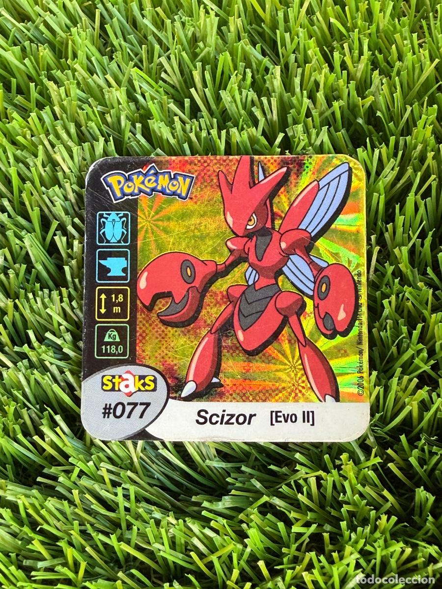 Cromos de F&uacute;tbol: N&ordm; 77 Scizor Pokemon Staks 2006