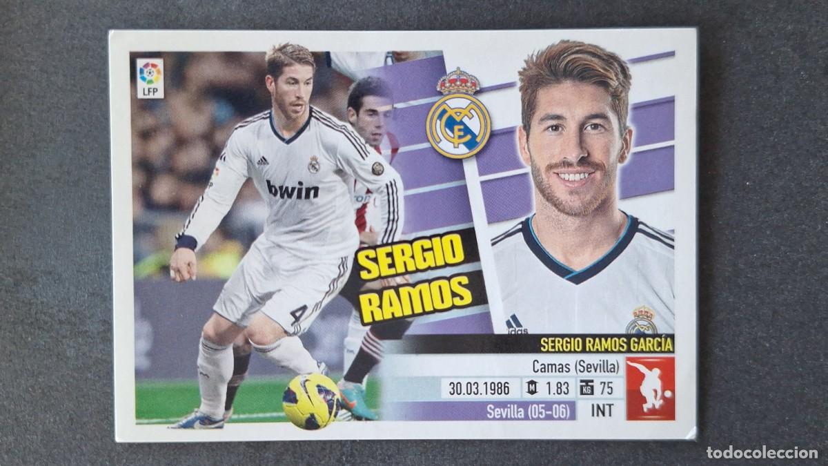 Cromos de F&uacute;tbol: SERGIO RAMOS REAL MADRID LIGA ESTE 2013/14 13 14 NUNCA PEGADO SIN PEGAR