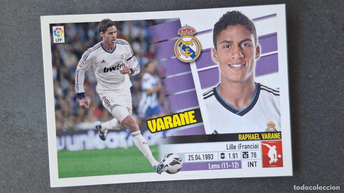 Cromos de F&uacute;tbol: VARANE REAL MADRID LIGA ESTE 2013/14 13 14 NUNCA PEGADO SIN PEGAR