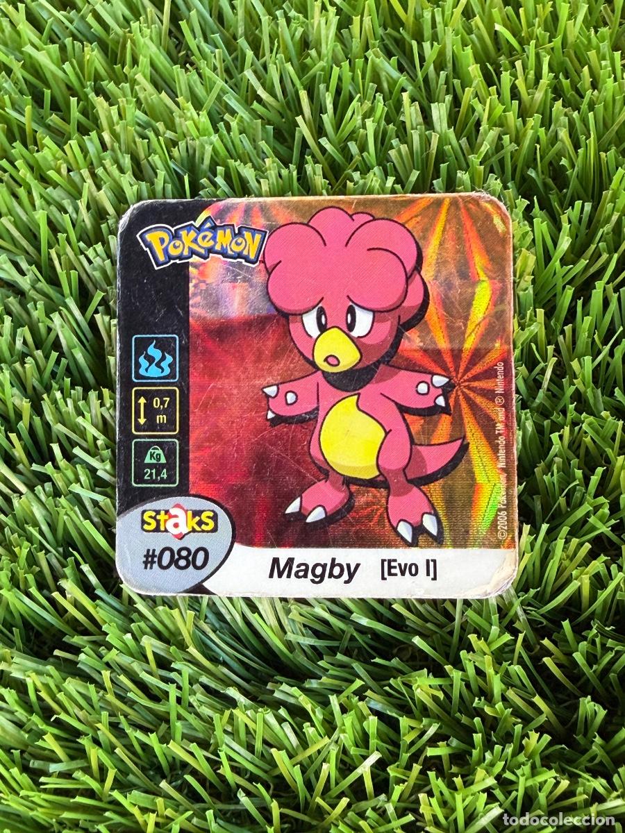 Cromos de F&uacute;tbol: N&ordm; 80 Magby Pokemon Staks 2006