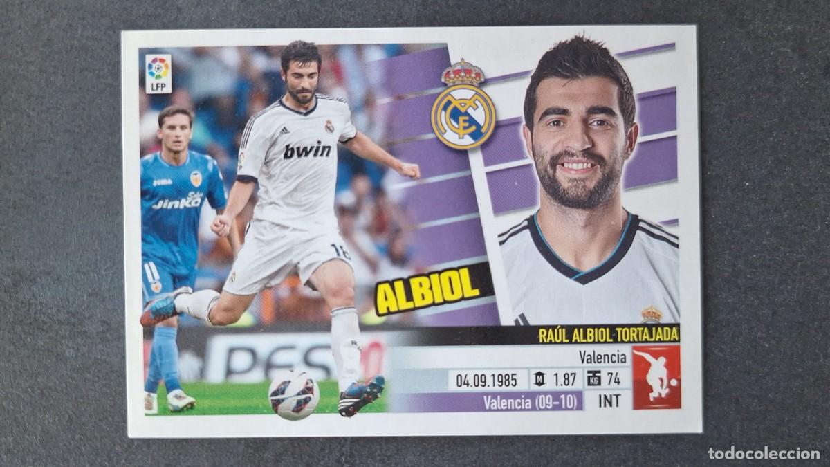 Cromos de F&uacute;tbol: ALBIOL REAL MADRID LIGA ESTE 2013/14 13 14 NUNCA PEGADO SIN PEGAR