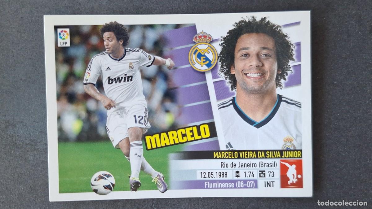 Cromos de F&uacute;tbol: MARCELO REAL MADRID LIGA ESTE 2013/14 13 14 NUNCA PEGADO SIN PEGAR