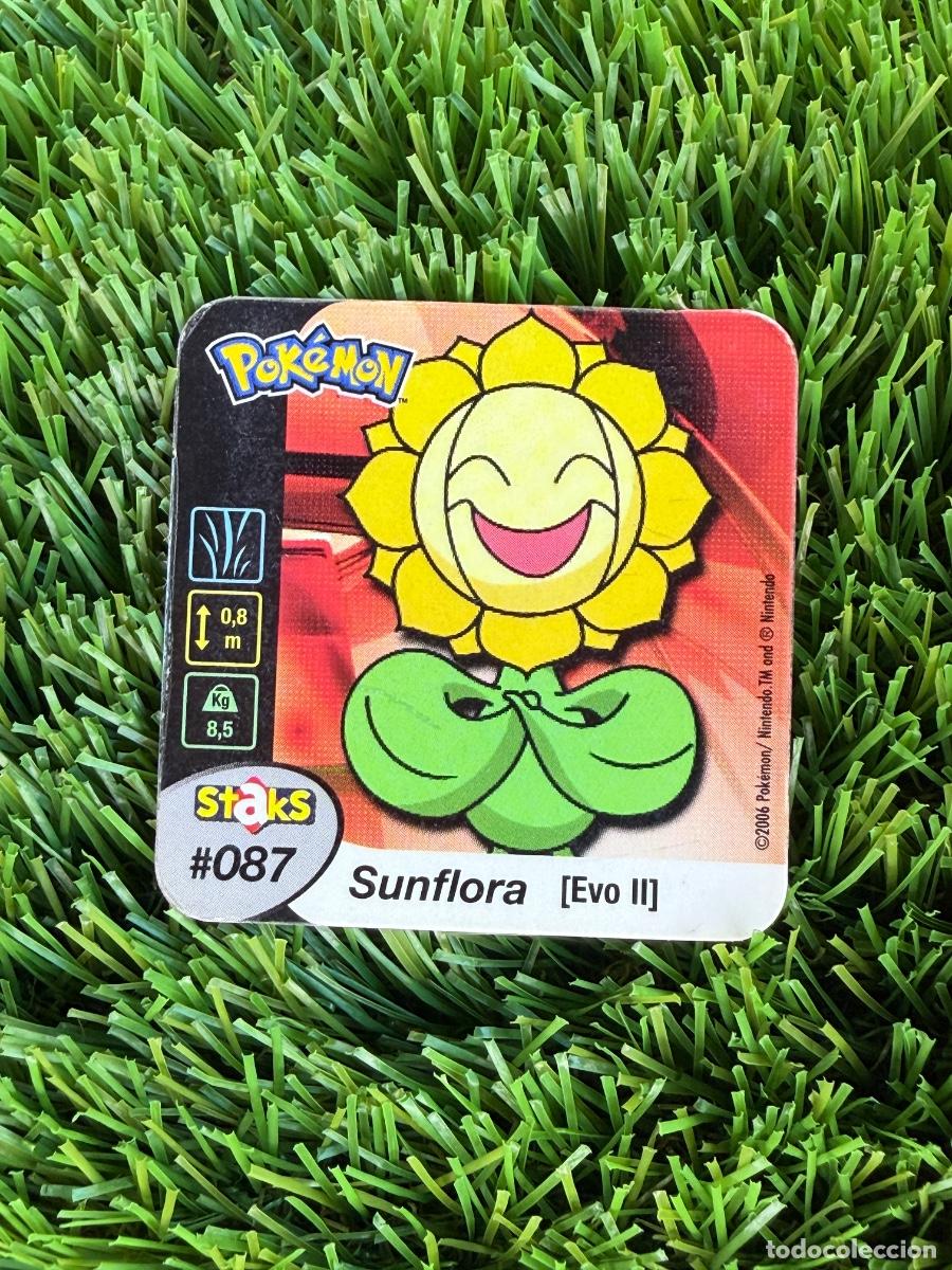 Cromos de F&uacute;tbol: N&ordm; 87 Sunflora Pokemon Staks 2006