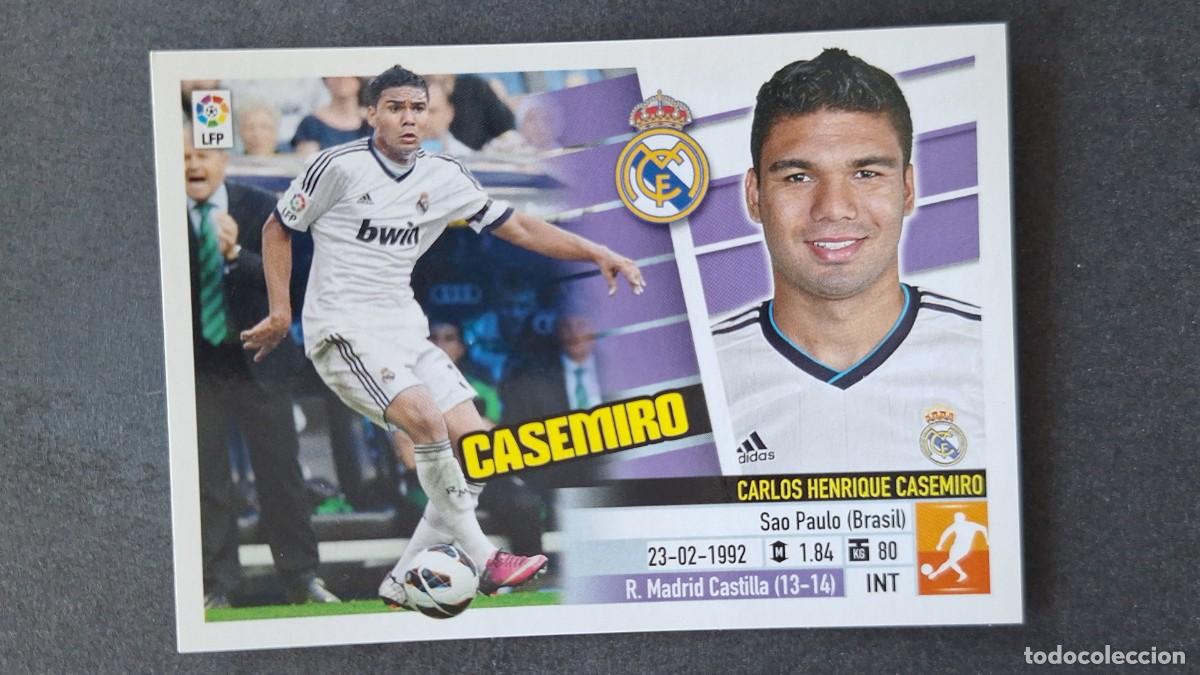 Football Stickers: CASEMIRO REAL MADRID LIGA ESTE 2013/14 13 14 NUNCA PEGADO SIN PEGAR